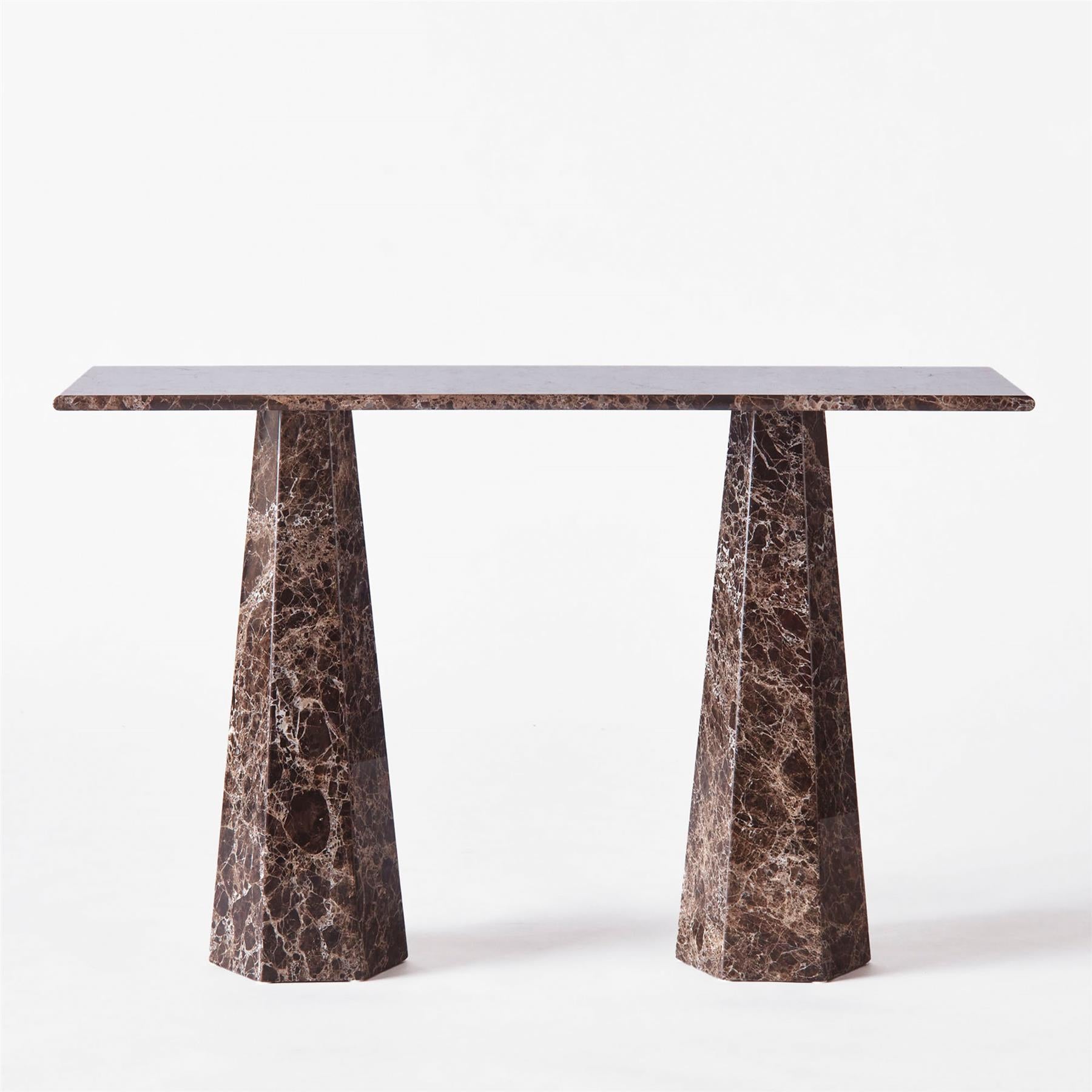 Dusty Deco Hexagon Console Table