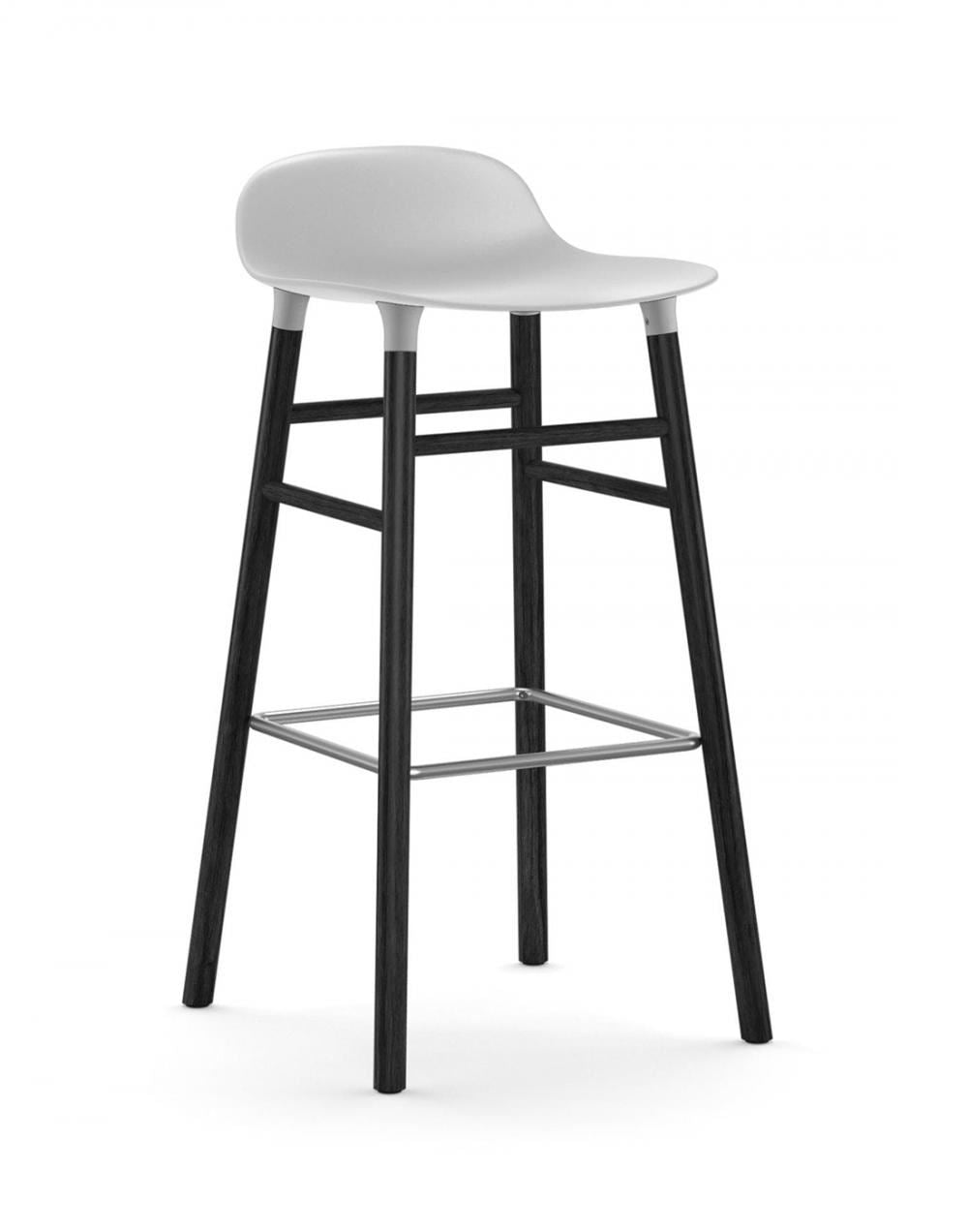 Normann Copenhagen Form Barstool - Wooden Legs