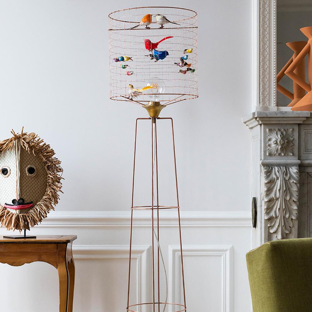 Voliere floor lamp