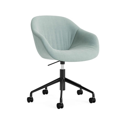 HAY AAC 253 Chair, Soft Upholstery - 5 Star Swivel Base, Gas Lift and Wheels