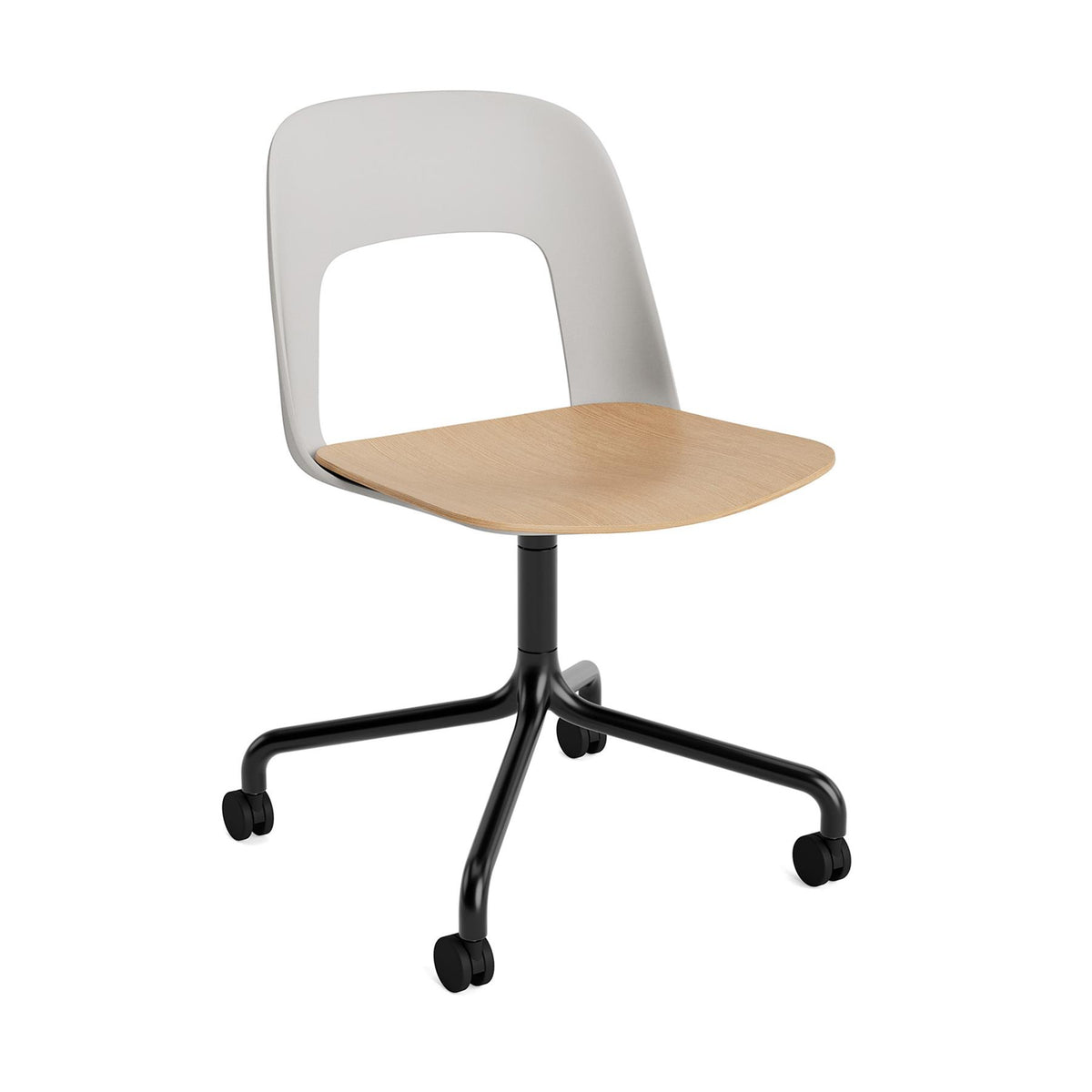 HAY Layout Chair 162 with 4 Star Swivel Wheel Base