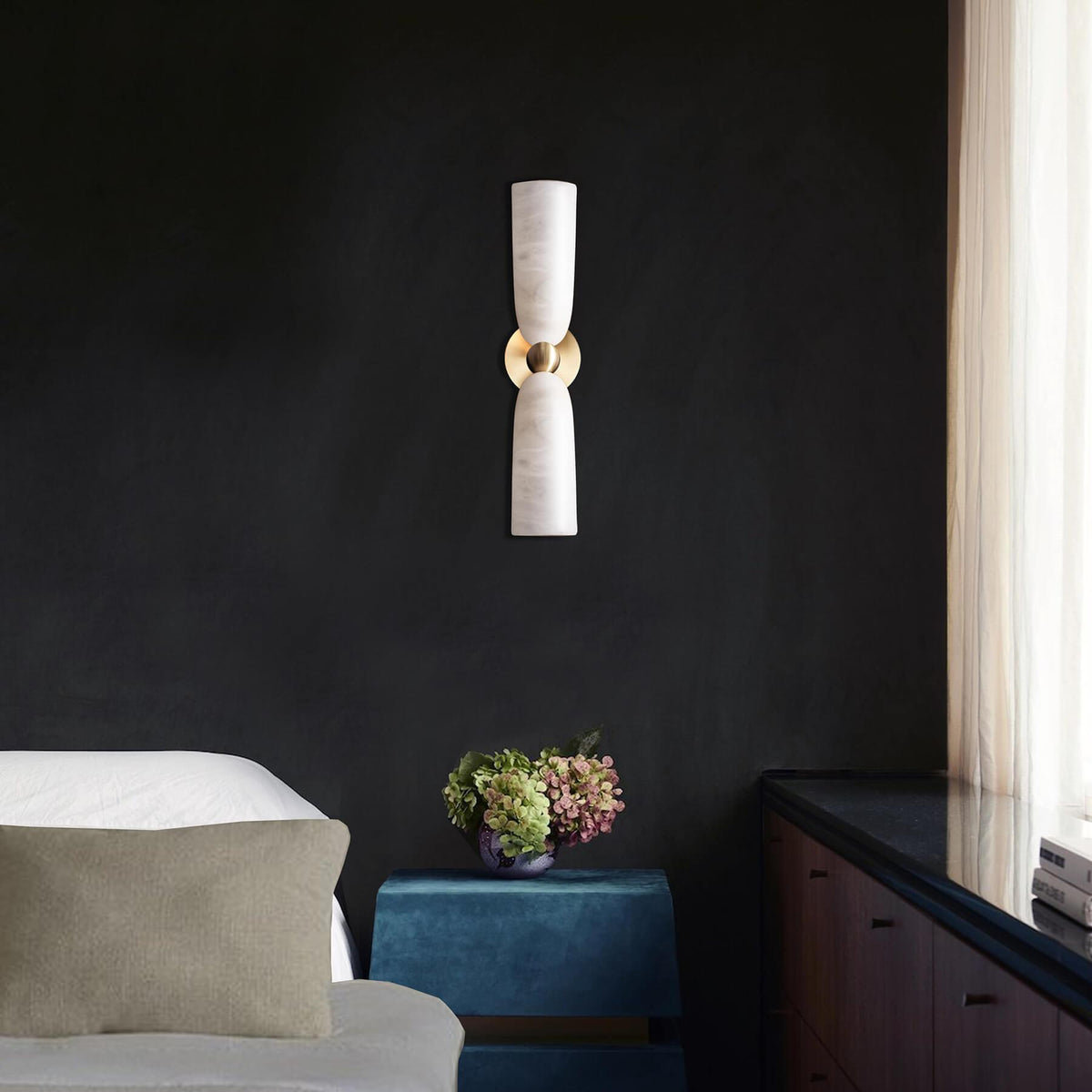Marc Wood Figure Double Wall Light