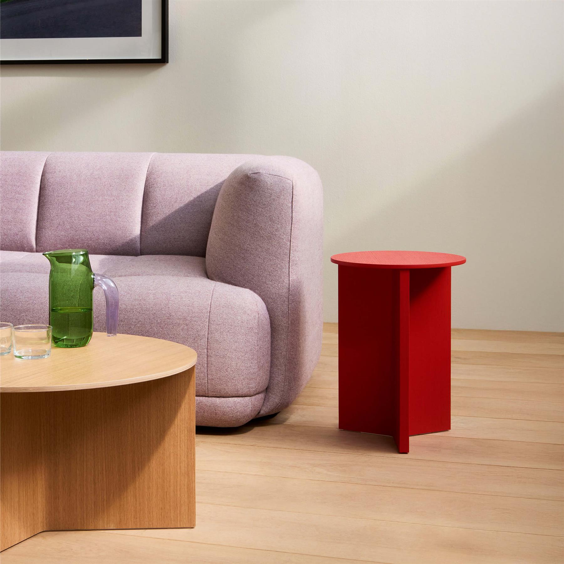 HAY Slit Table in Wood, High