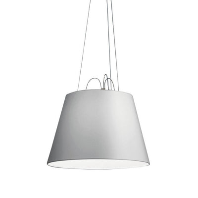 B-Stock Tolomeo Mega pendant - Aluminium, Grey satin shade - 42cm