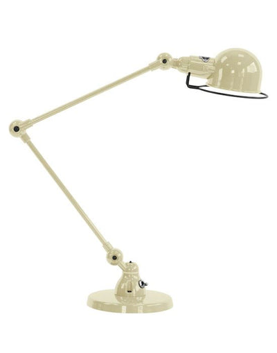 Outlet Jielde Signal Two Arm Desk Lamp - Ivory, Gloss