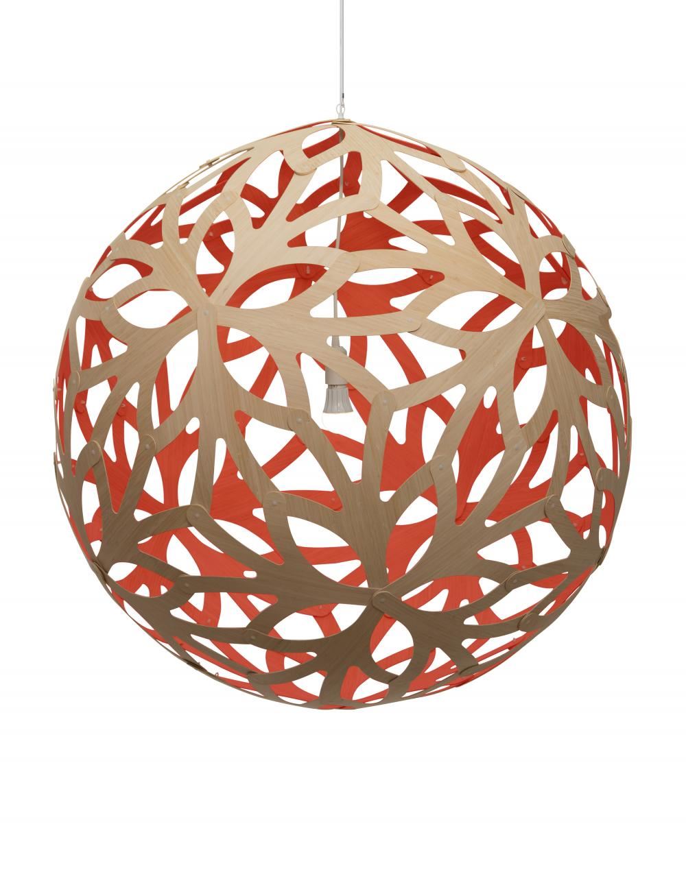 David Trubridge Floral Pendant Light Coloured - 1 Side