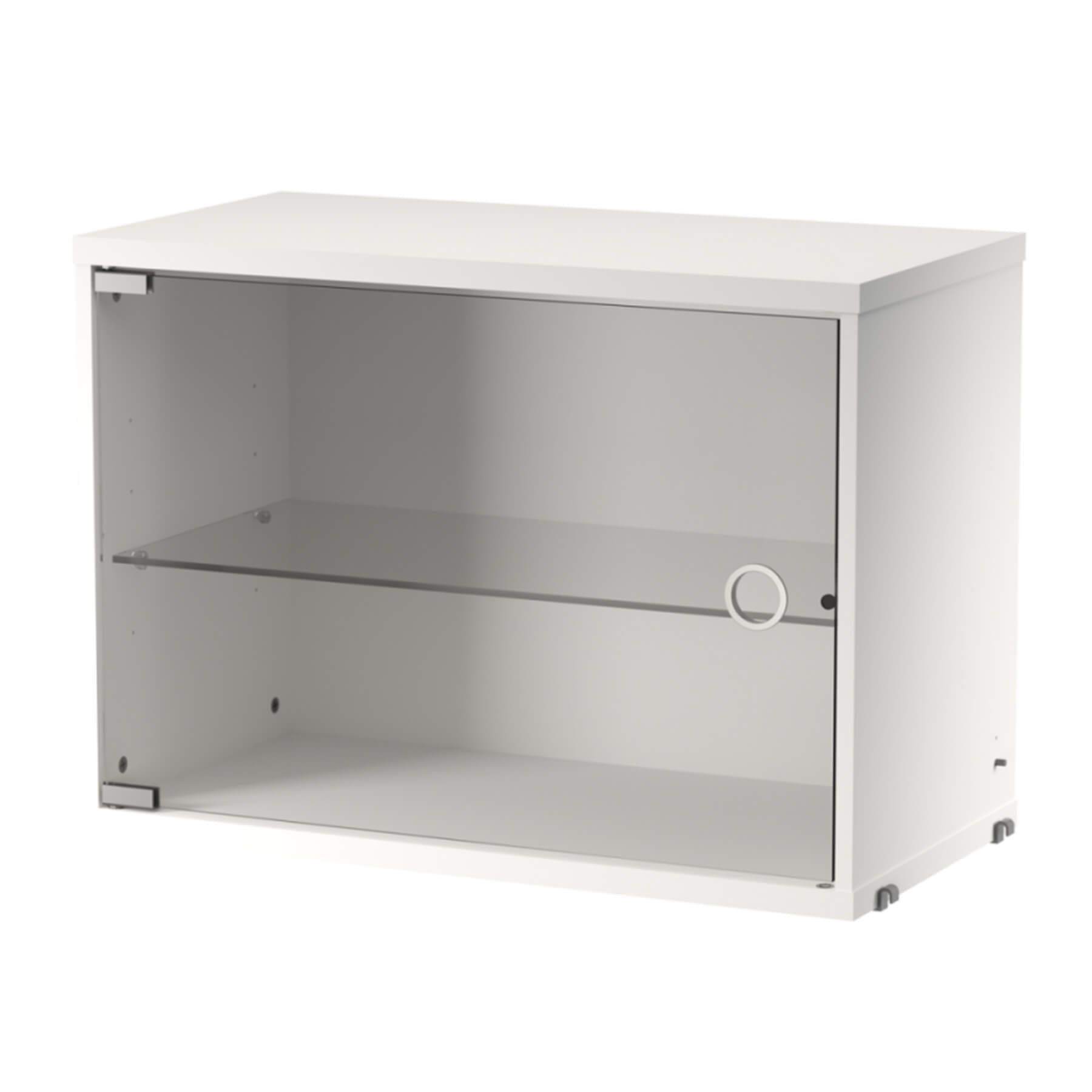 String Furniture Display Cabinet With Swing Glass Door