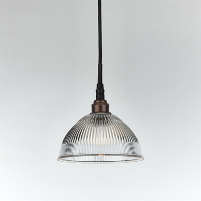 Old School Electric Prismatic Dome Pendant Light : Bathroom Version