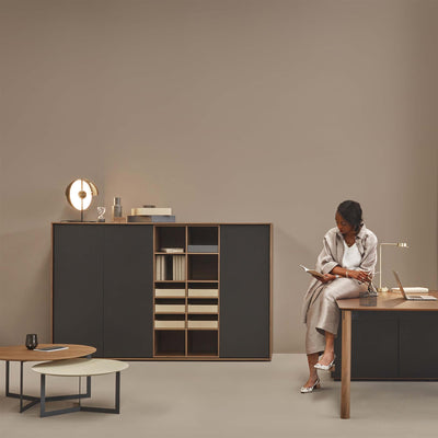 Treku Aura Sideboard, Tobacco, Graphite