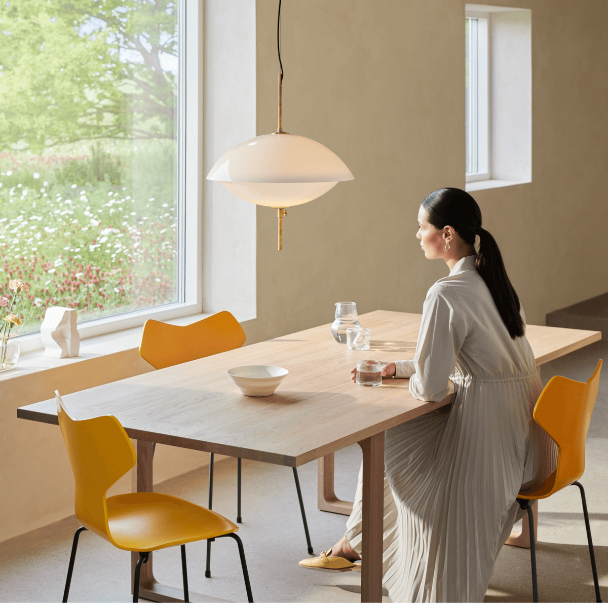 Fritz Hansen Clam Pendant Light