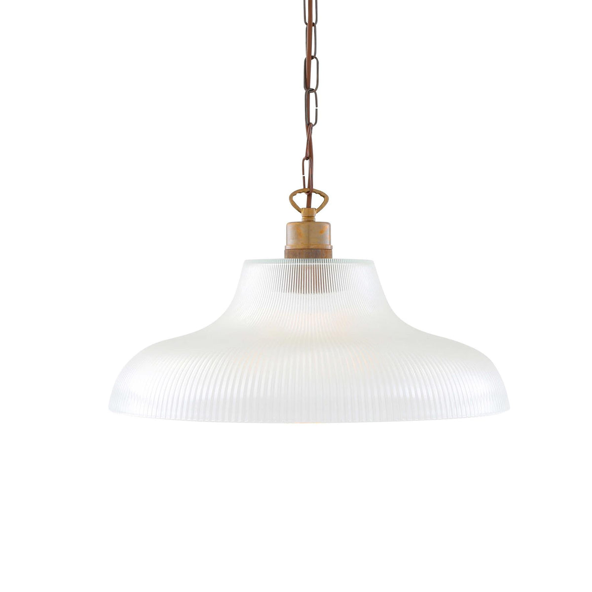 Mullan Lighting London Prismatic Railway Glass Pendant Light