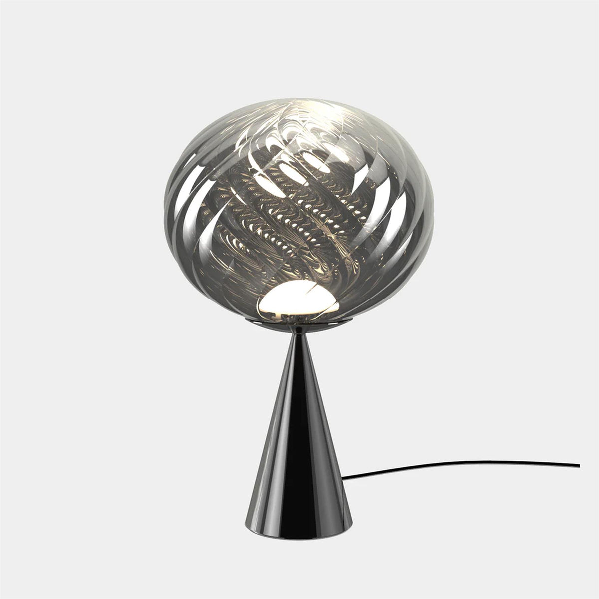 Tom Dixon Whirl LED Cone Fat Table Light