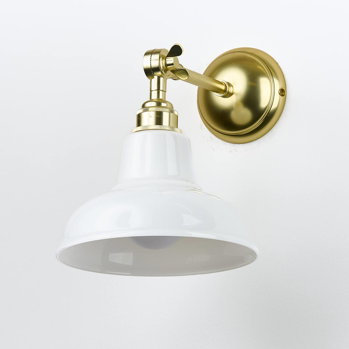 Old School Electric Factory Wall Light : Adjustable Arm