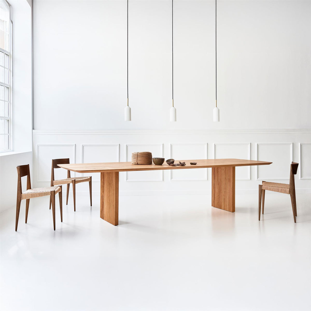DK3 Ten Rectangular Extendable Dining Table, Large