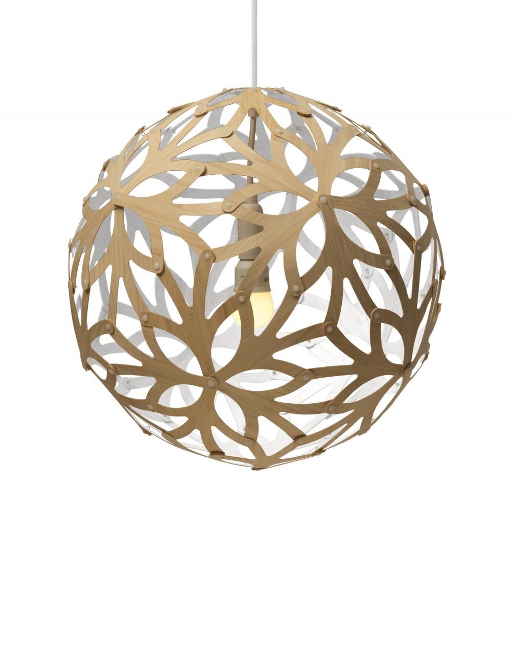 David Trubridge Floral Pendant Light Coloured - 1 Side