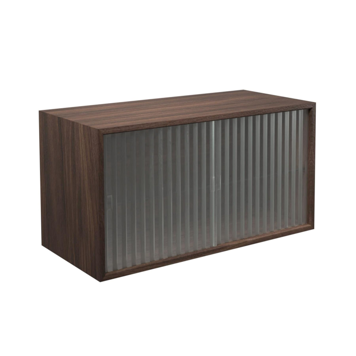 DK3 Royal 20 Cabinet with 2 Rippled Glass Sliding Doors