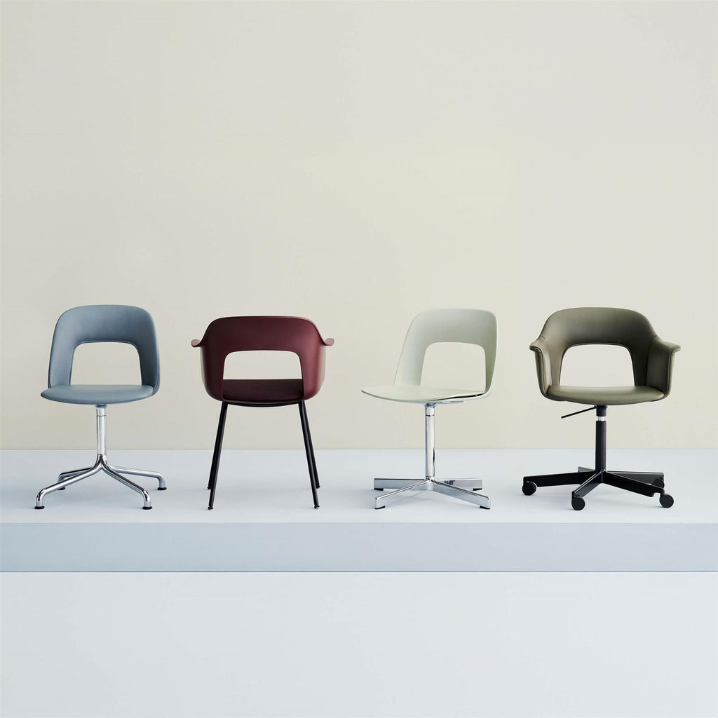 HAY Layout Armchair 253 with 4 Star Swivel Arc Base