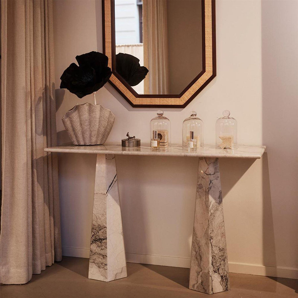 Dusty Deco Hexagon Console Table