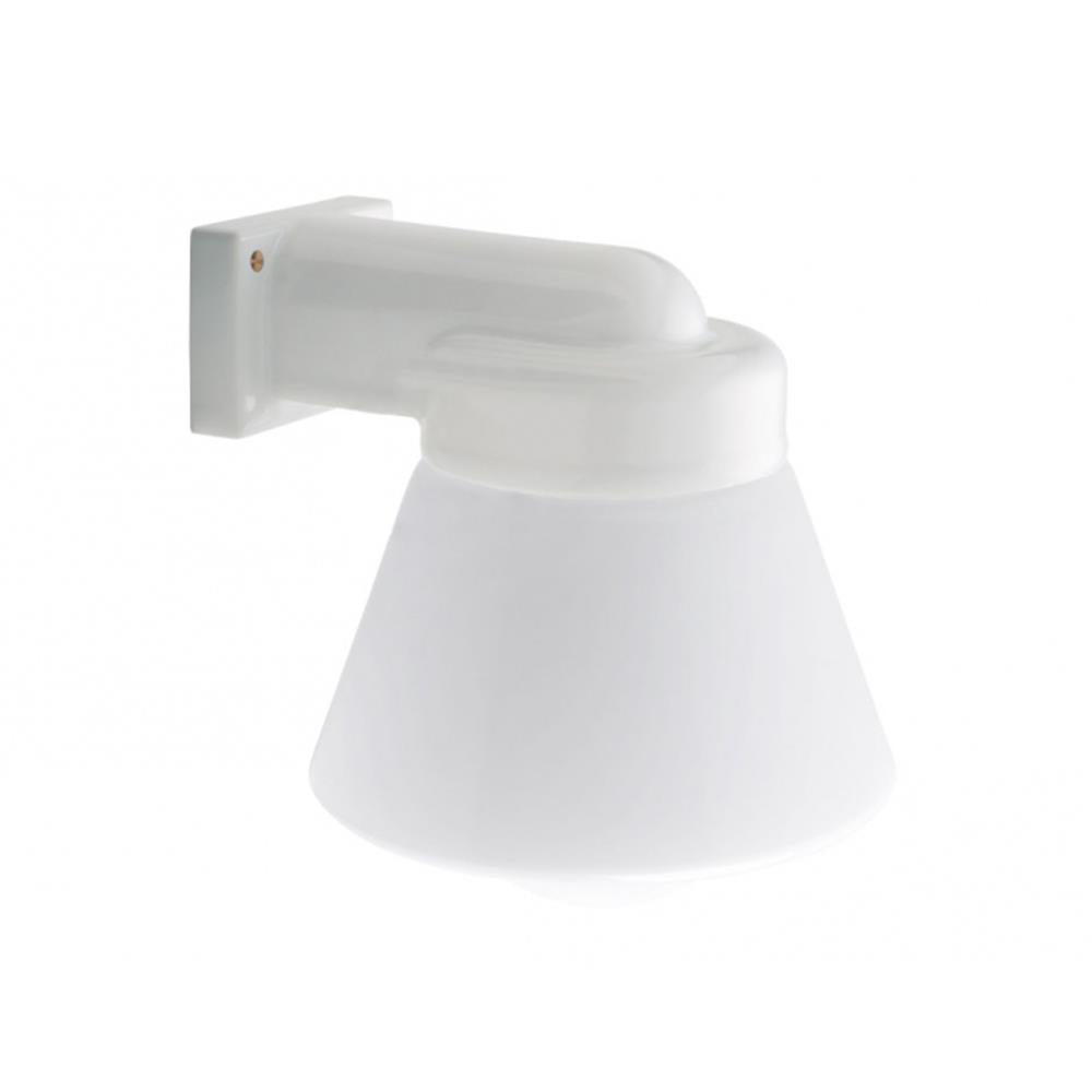 Porcelain bathroom wall light