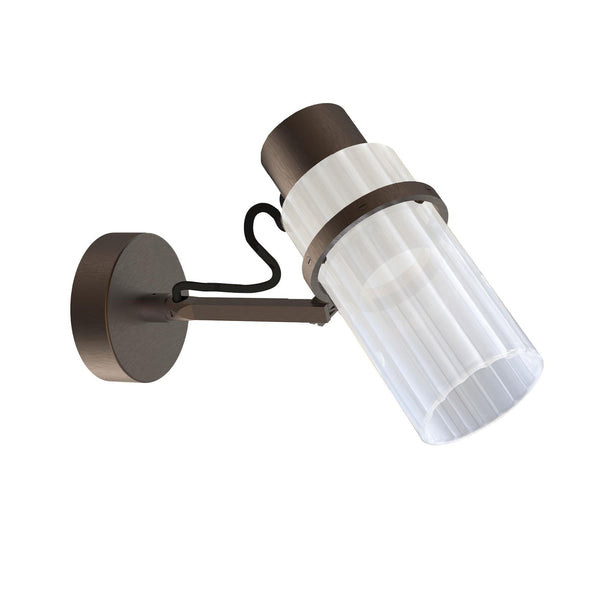 Outlet TOOY Lei Wall Light - Titanium, Frost Glass, GU10 Fitting