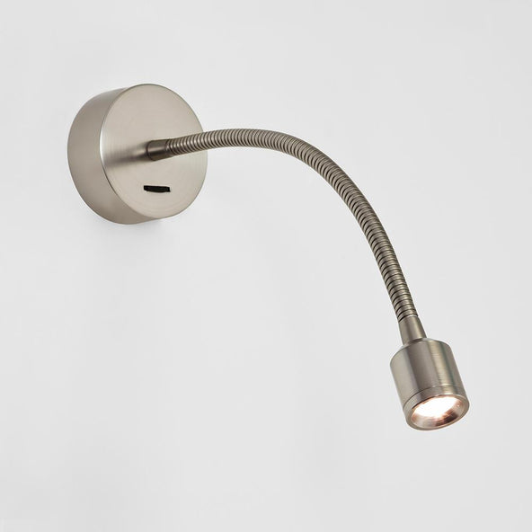 Outlet Fosso Switched Wall Light - Matt Nickel