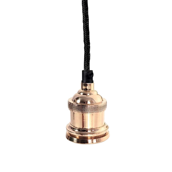 Outlet Poplar Fitment Hanging Pendant Fitting - Rose Gold