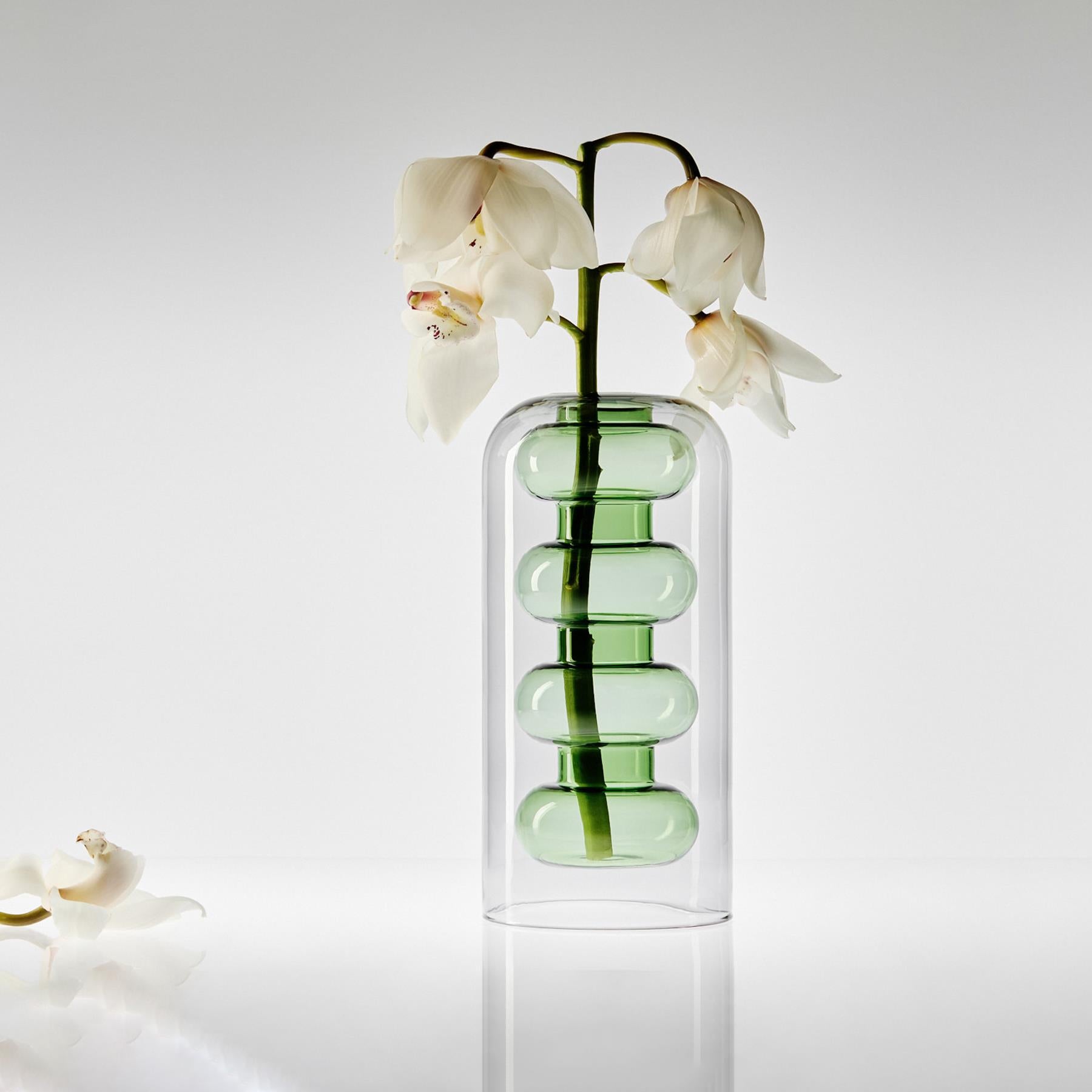 Tom Dixon Bump Tall Vase - Green