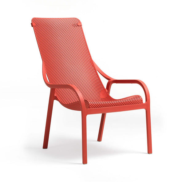 Outlet Nardi Net Lounge Outdoor Chair - Corallo
