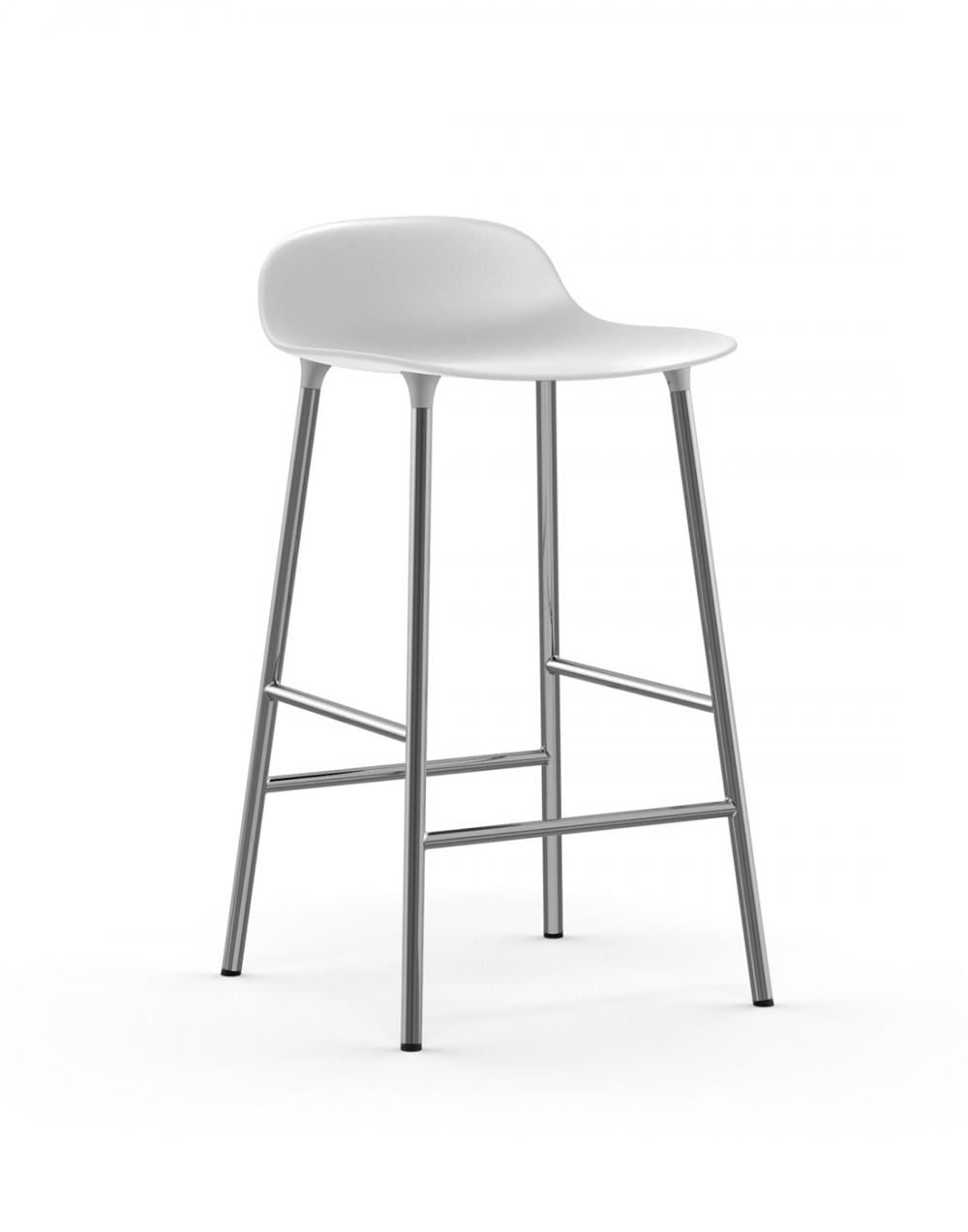 Normann Copenhagen Form Barstool - Metal Legs