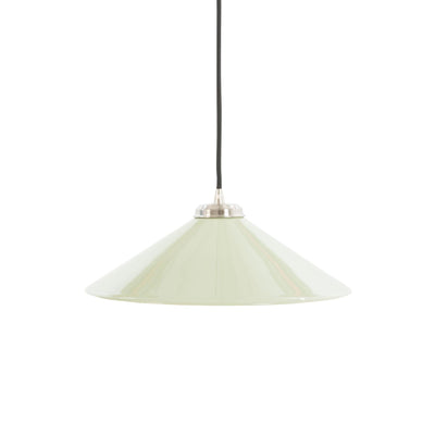 Outlet French Ceramic Pendant Light - Light Green