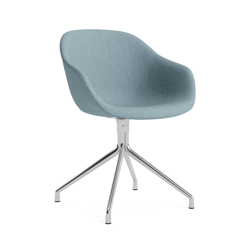 HAY AAC 221 Chair, Upholstered 4 Star Swivel Base Standard Glider