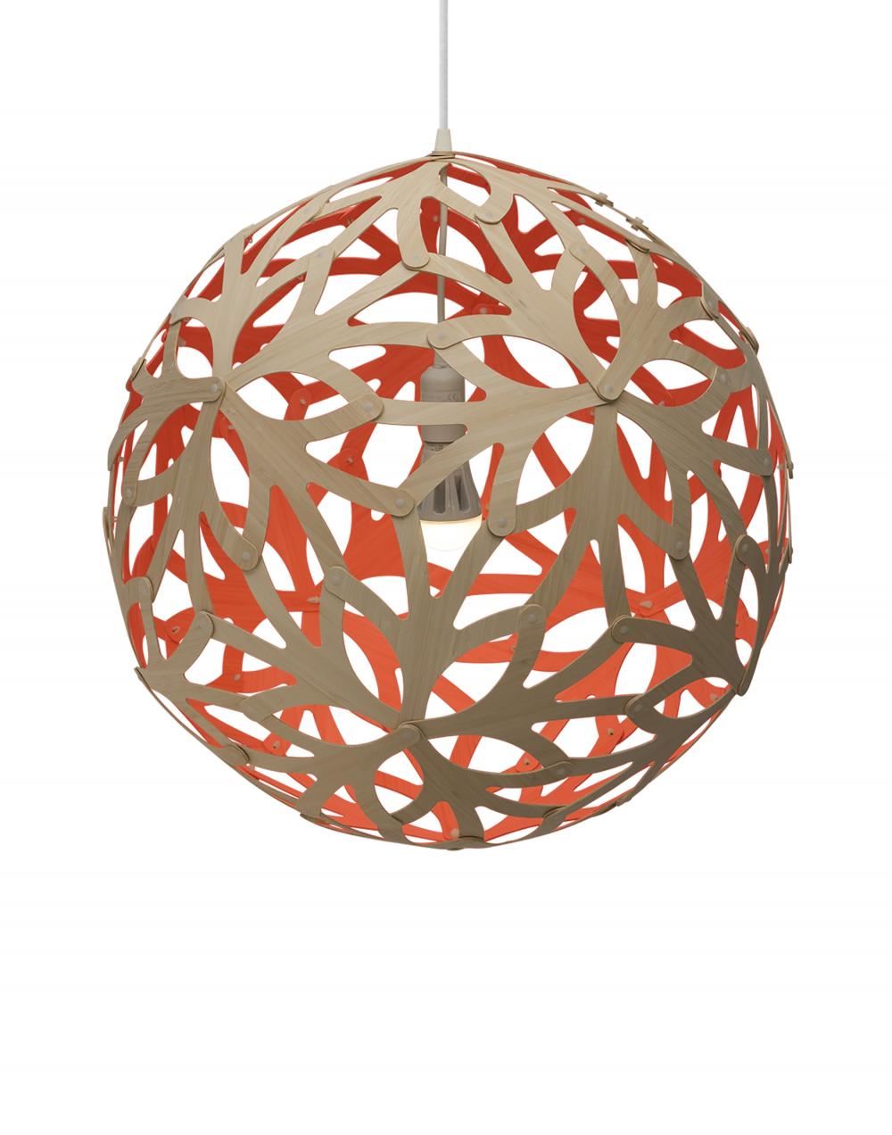 David Trubridge Floral Pendant Light Coloured - 1 Side