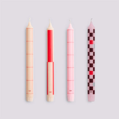 HAY Pattern Candle, Set of 4