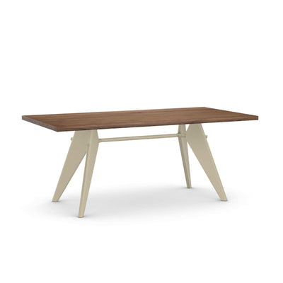 Vitra EM Dining Table with Solid Oak Top