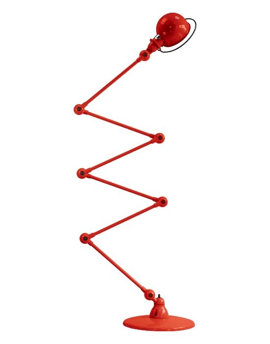 Jielde Loft Six Arm Floor Lamp - Gloss