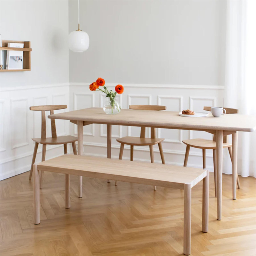 MAKE nordic Holmen Extendable Rectangular Dining Table, 180cm Length