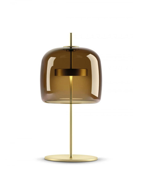 Outlet Vistosi Jube Table Lamp - LT S, Burnt Earth, Matt Gold