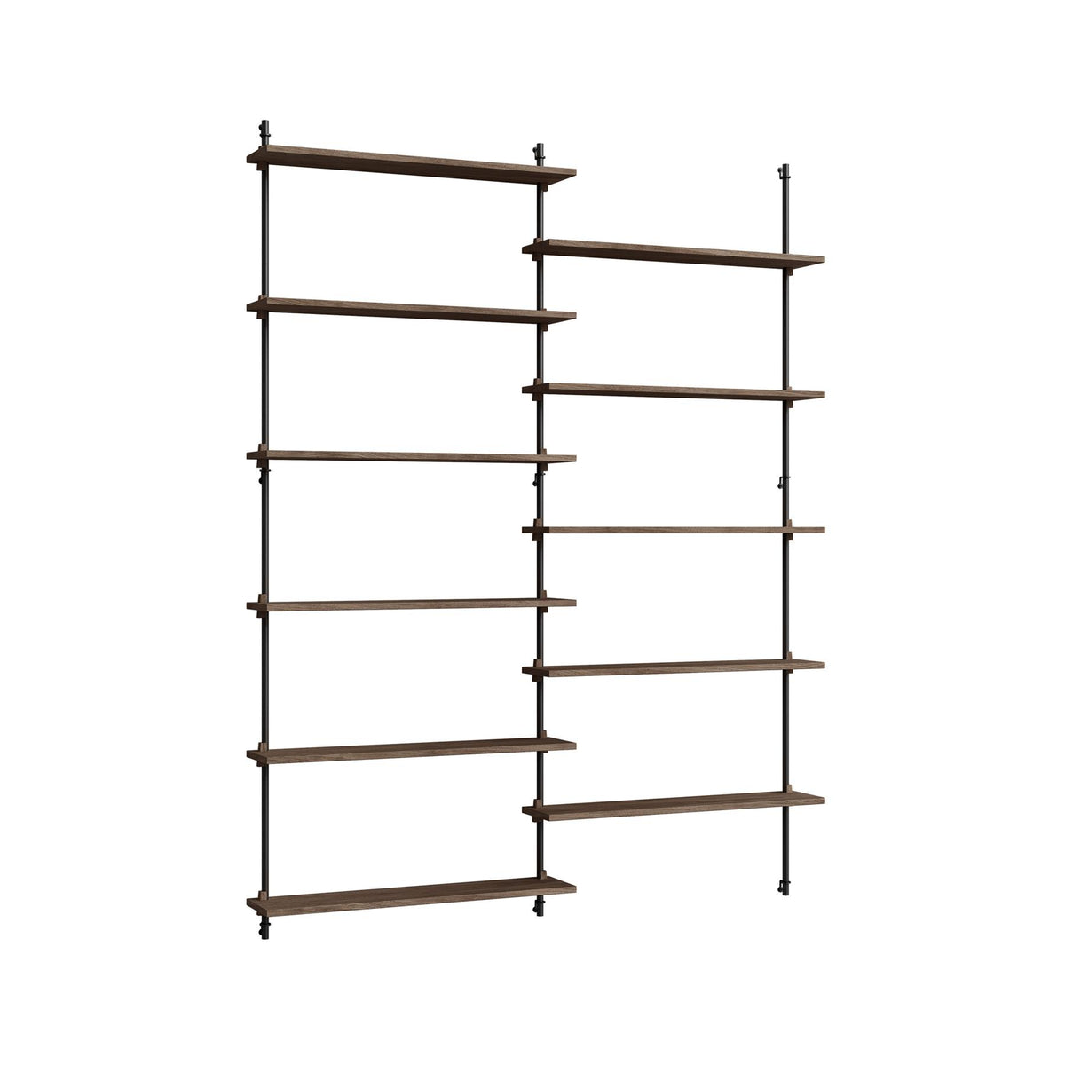 MOEBE Wall Shelving Set Double