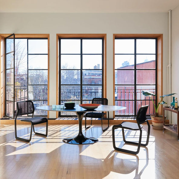 Knoll Saarinen Dining Table Oval Laminate Holloways of Ludlow