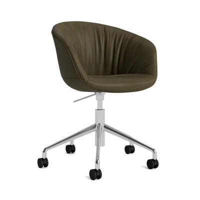 HAY AAC 53 Chair, Soft Upholstery - 5 Star Swivel Base, Gas Lift and Wheels