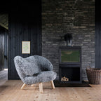Finn Juhl The Pelican Chair In Sheepskin