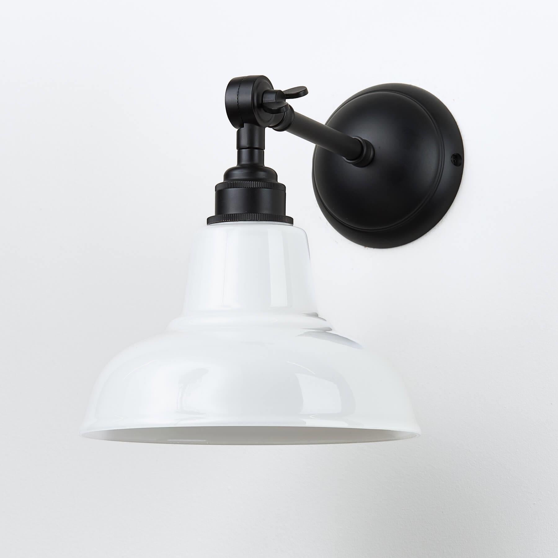 Old School Electric Factory Wall Light : Adjustable Arm