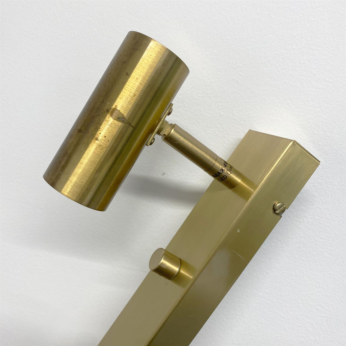 Ex-Display Puck double wall spot light - Brass