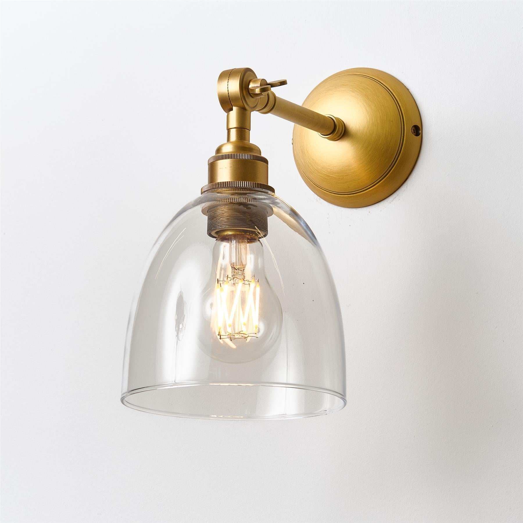 Old School Electric Bell Wall Light : Adjustable Arm