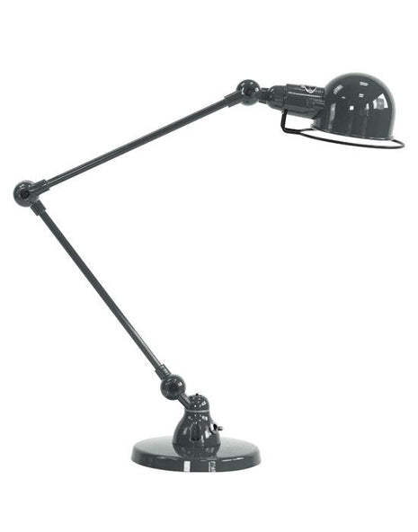 Outlet Jielde Signal Two Arm Desk Lamp - Granite Grey, Gloss