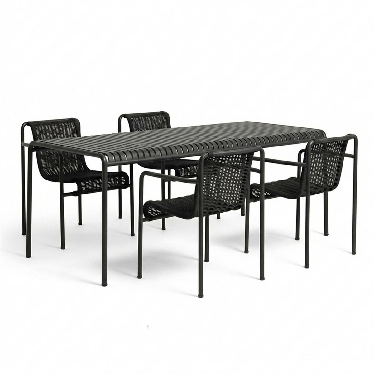 HAY Palissade Cord Garden Dining Set - Medium - Curated by Holloways of Ludlow