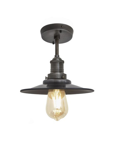 Industville Brooklyn Flush Ceiling Light - Flat Shade