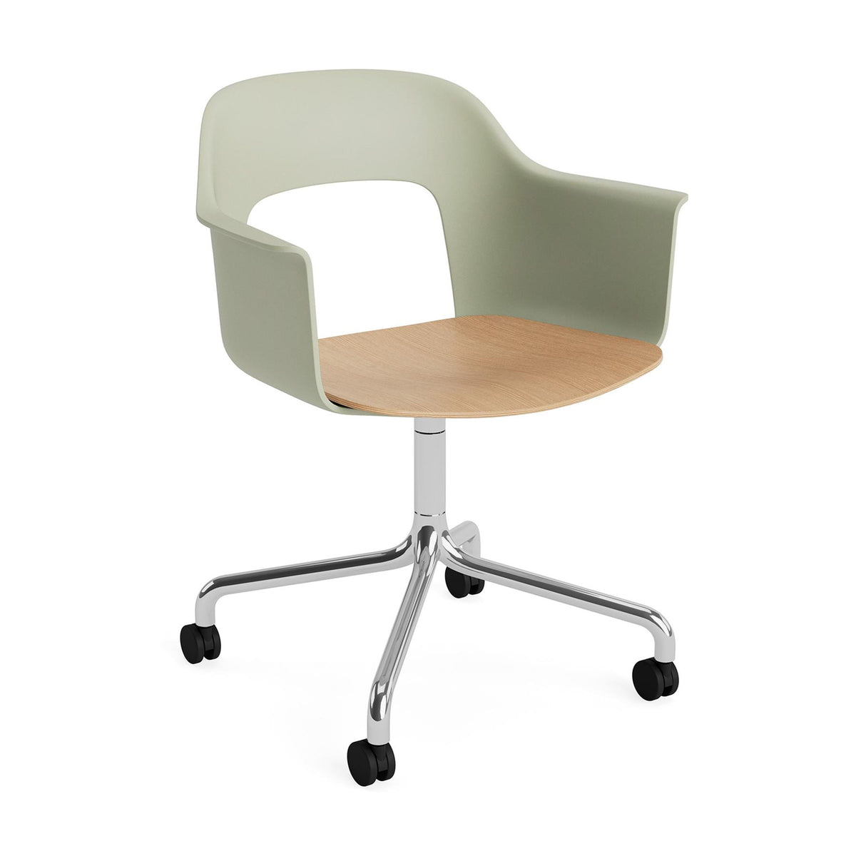 HAY Layout Armchair 262 with 4 Star Swivel Wheel Base