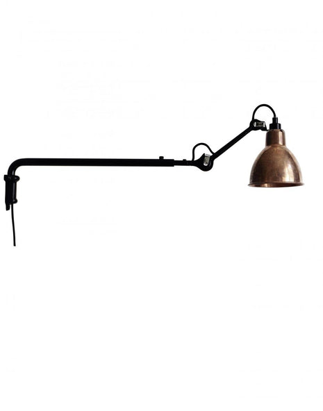 Outlet Lampe Gras 203 Wall Light - Raw Copper, Round