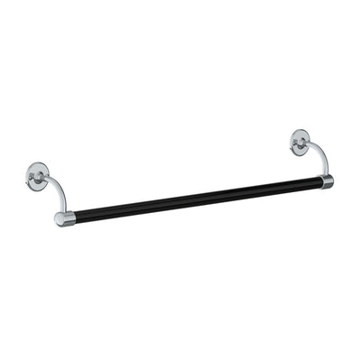 Lefroy Brooks Classic Black Long Towel Rail BK4508